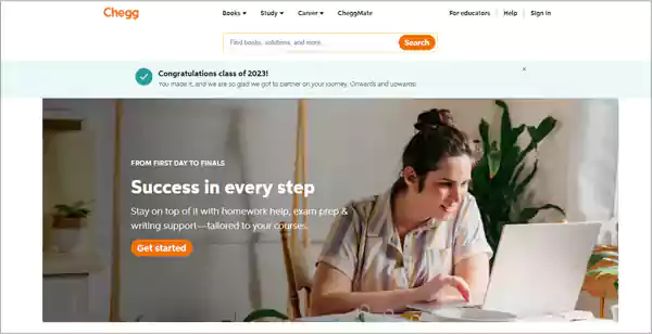 Chegg Homepage1