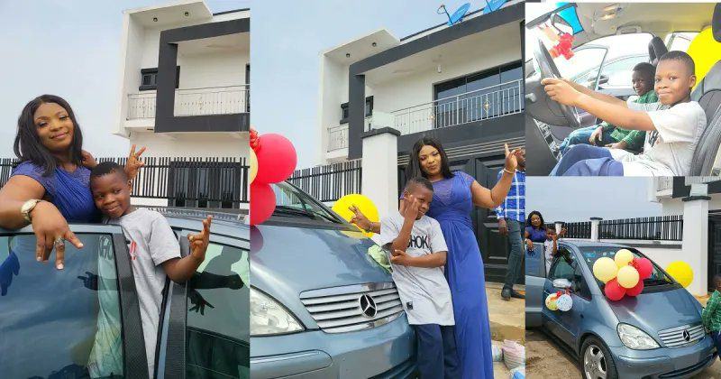 Video Of Laide Bakare's Daughter Gifting Her Brother A Mercedes Benz Goes Viral