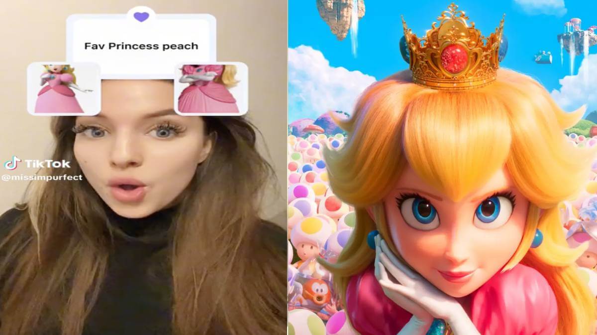 What is Fav Princess Peach Filter on Tiktok