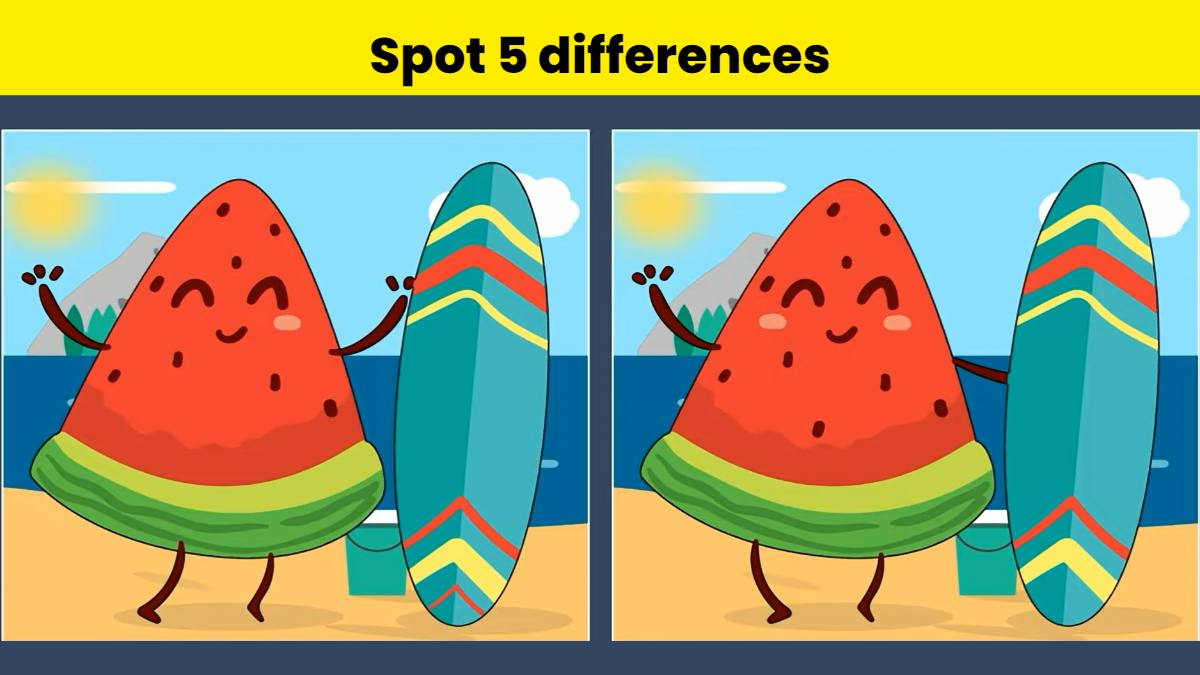 Spot 5 differences in 17 seconds