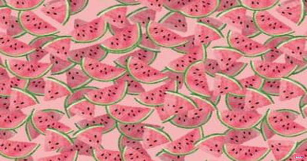 You're a genius if you find the seedless watermelon in less than 5 seconds!