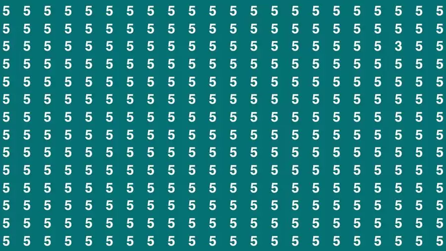 If you have Eagle Eyes Find the Number 3 in 15 Secs