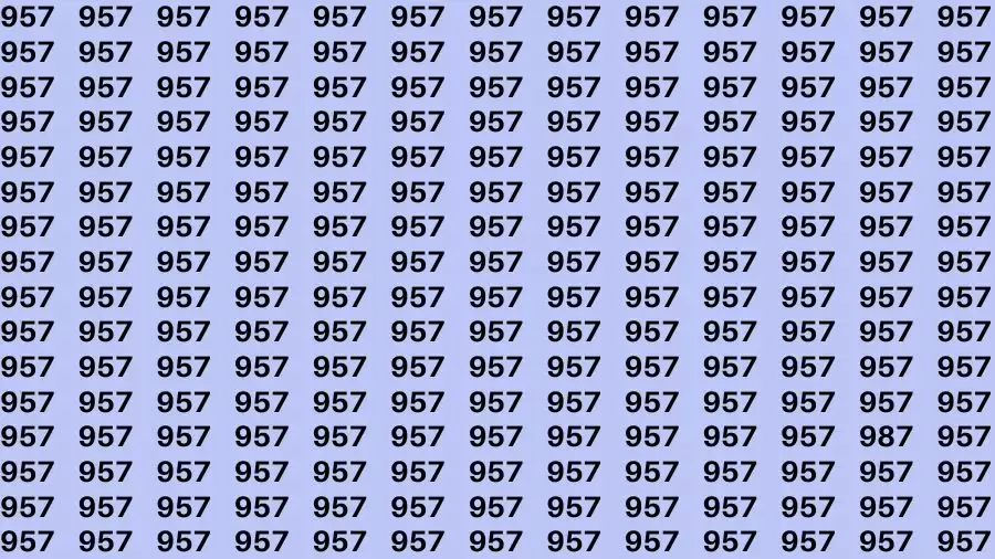 If you have Eagle Eyes Find the Number 3 in 15 Secs