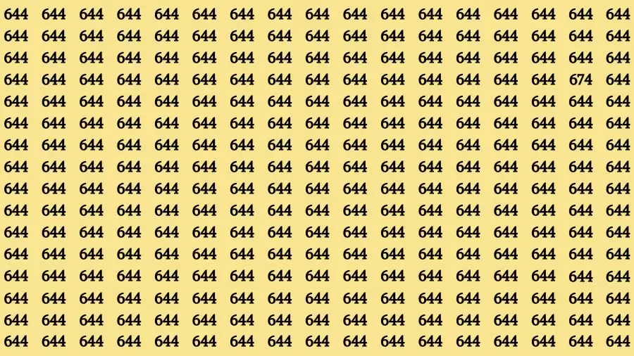 If you have Eagle Eyes Find the Number 3 in 15 Secs