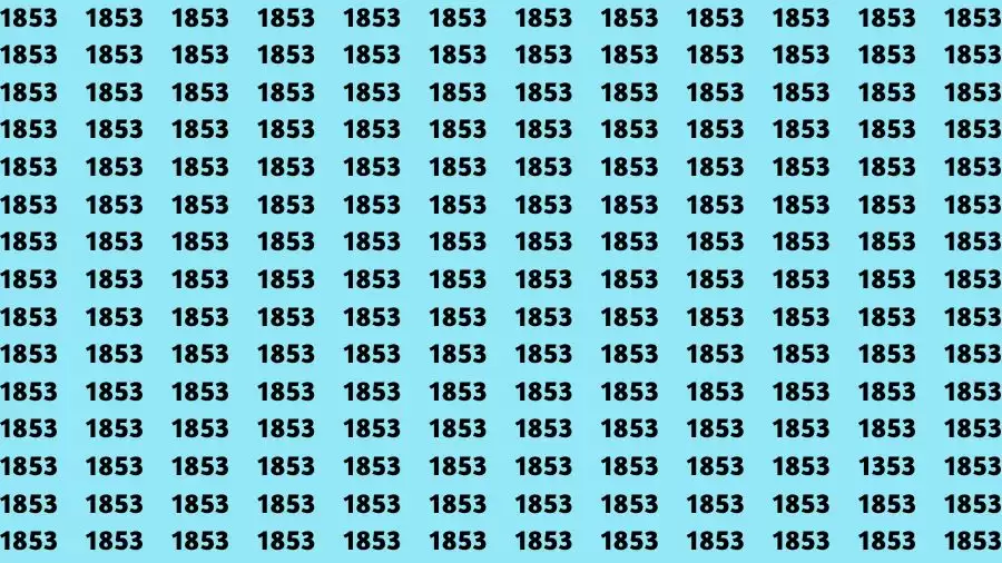 If you have Eagle Eyes Find the Number 3 in 15 Secs