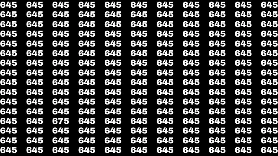 If you have Hawk Eyes Find the Number 5 among 1s in 20 Secs