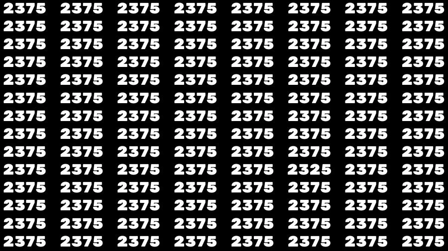 If you have Hawk Eyes Find the Number 5 among 1s in 20 Secs