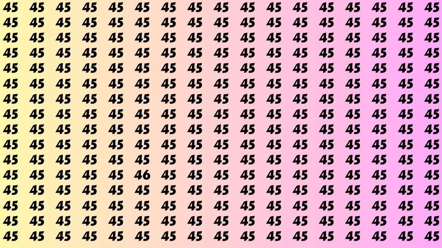 If you have Hawk Eyes Find the Number 5 among 1s in 20 Secs