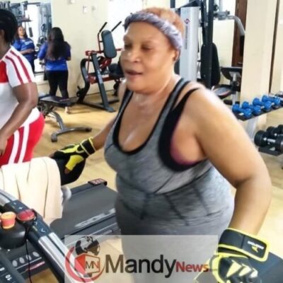 55-Year-Old Veteran Actress, Ngozi Nwosu, Hits The Gym