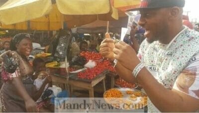 Actor Yul Edochie Goes From House To House To Campaign For Atiku And Obi (Photos)