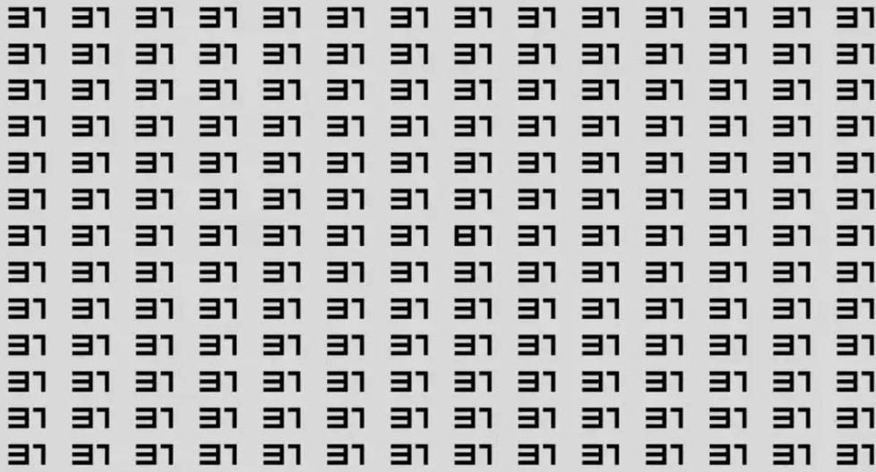 Are you cunning enough?  Find 81 between 31 in 3 seconds