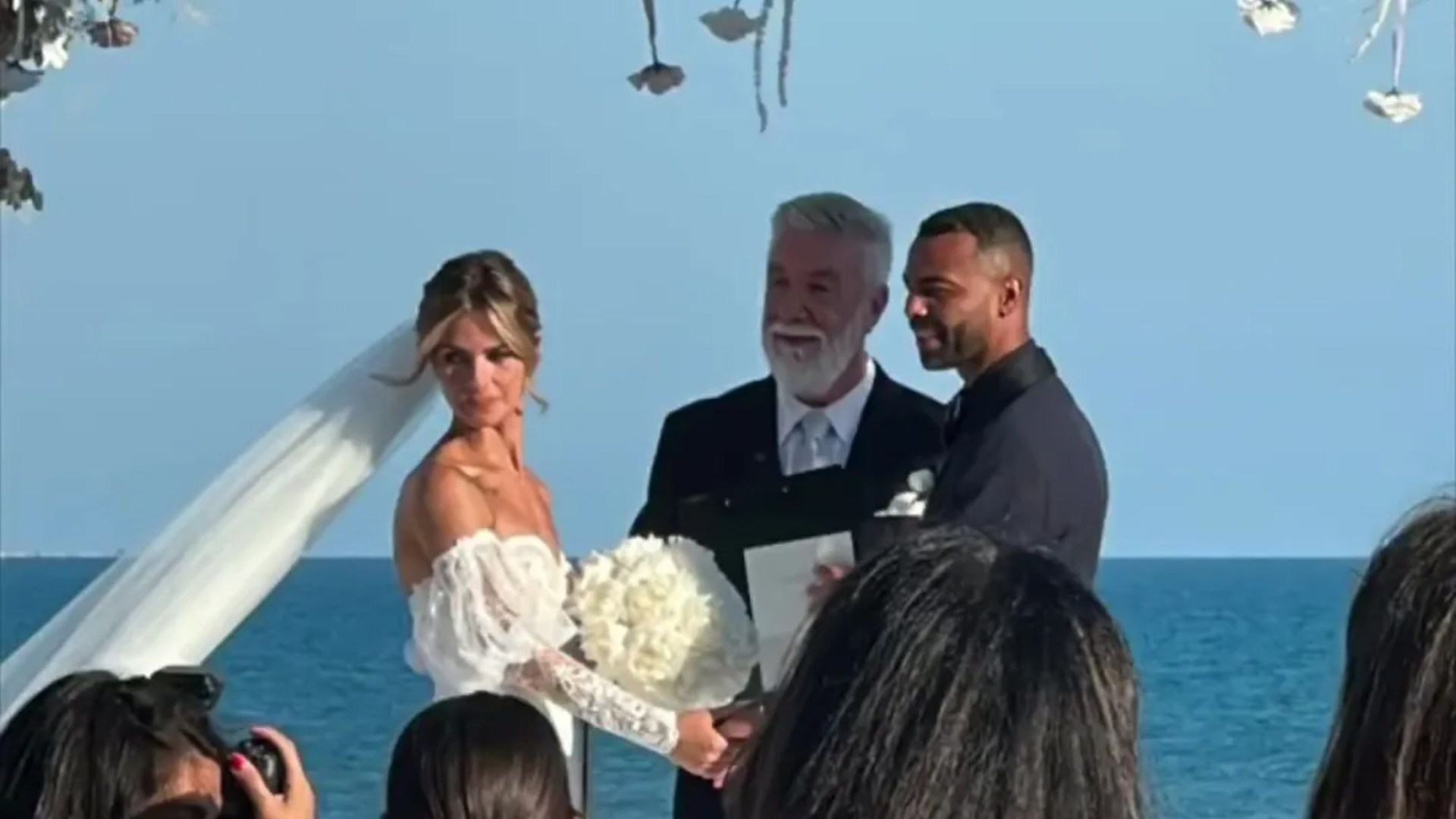 Ashley Cole marries stunning model fiancée Sharon Canu in lavish Italian wedding