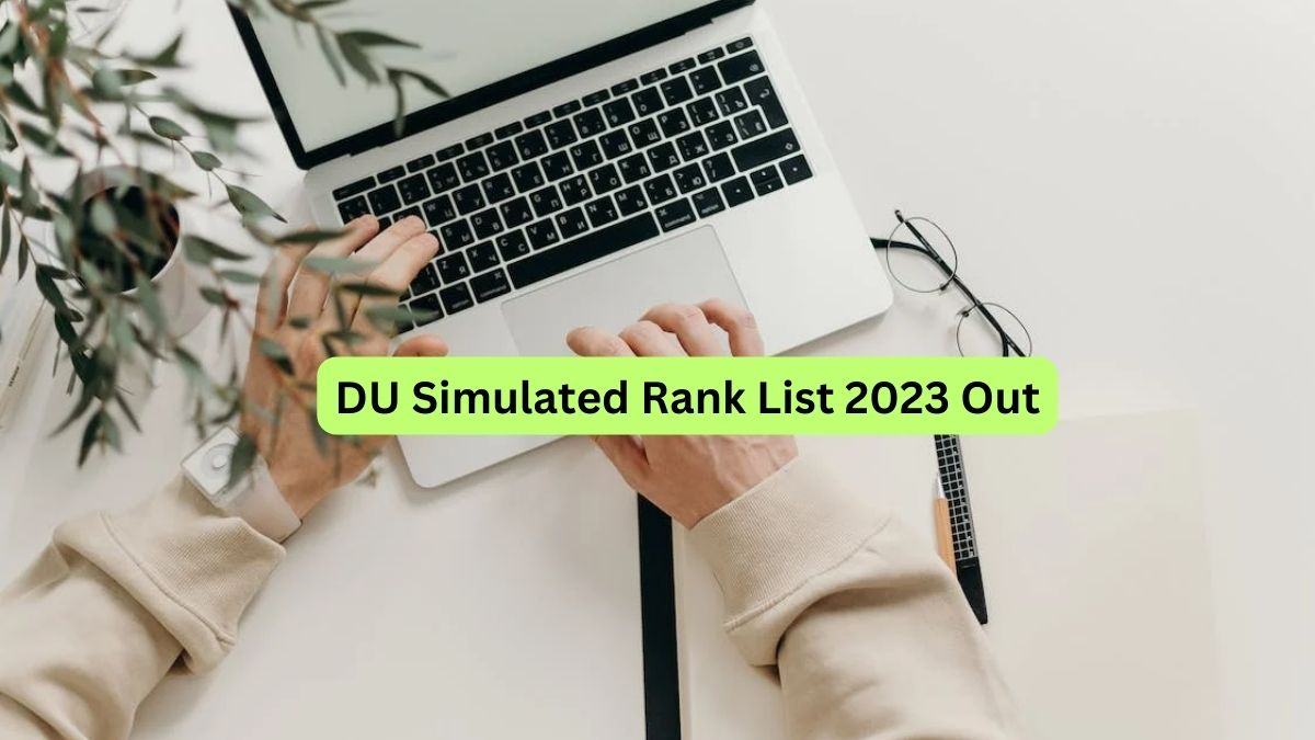 DU Simulated Rank List 2023