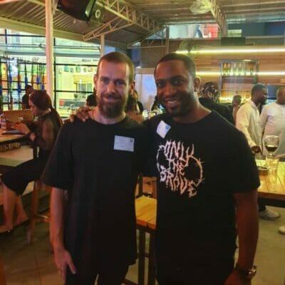 Darey Art Alade Pictured With Twitter CEO Jack Dorsey