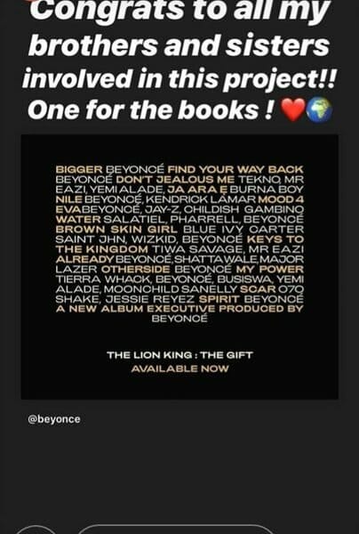 Davido Congratulates Wizkid, Others For Making It Into Beyonce’s Album