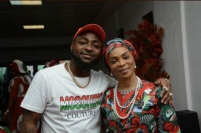 Davido Pictured With Atiku’s Wife, Jennifer Abubakar, In Rivers State