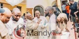 Nigerian singer Davido supporting his uncle Senator Ademola Adeleke