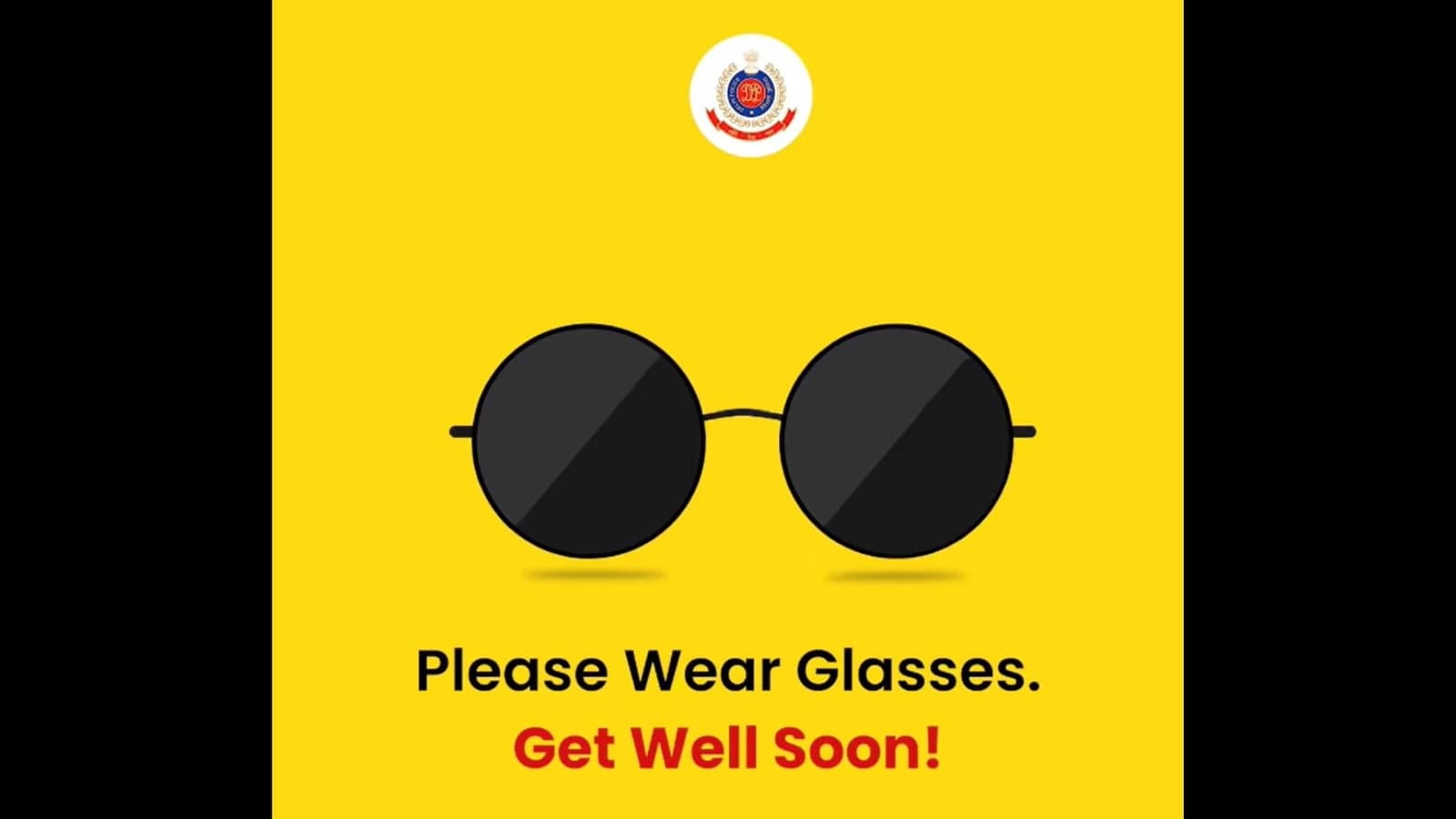 Delhi Police’s advisory on conjunctivitis has a ‘Kala Chashma’ twist