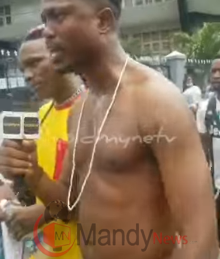 EndSARS: Vector Leads Protest In Obalende, Lagos (Video)