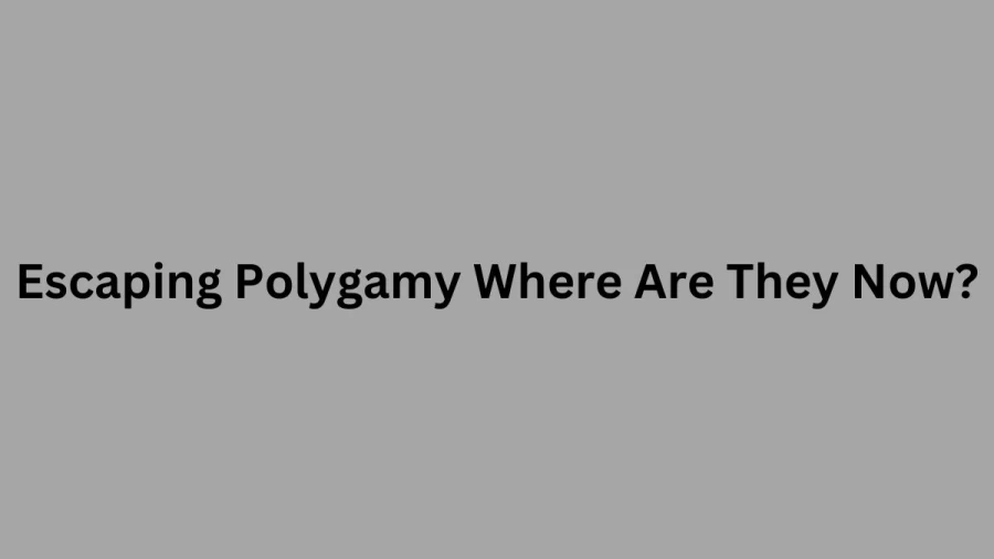 Escaping Polygamy Where Are They Now? Where Is The Cast Of Escaping Polygamy?