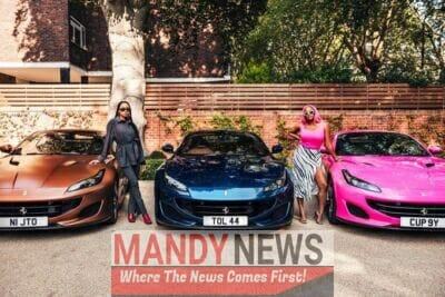 Femi Otedola Buys 2020 Ferrari Portofino For His Three Daughters