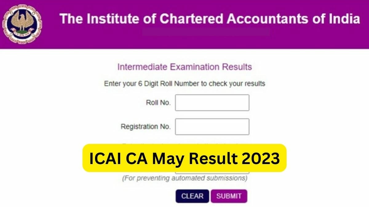 ICAI Inter, Final Result 2023