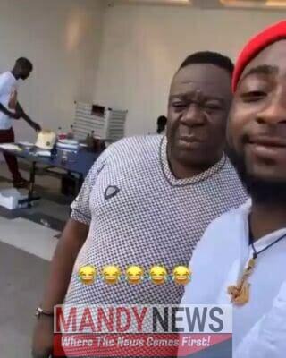 Here's What Mr Ibu Told Davido (Video, Photos)