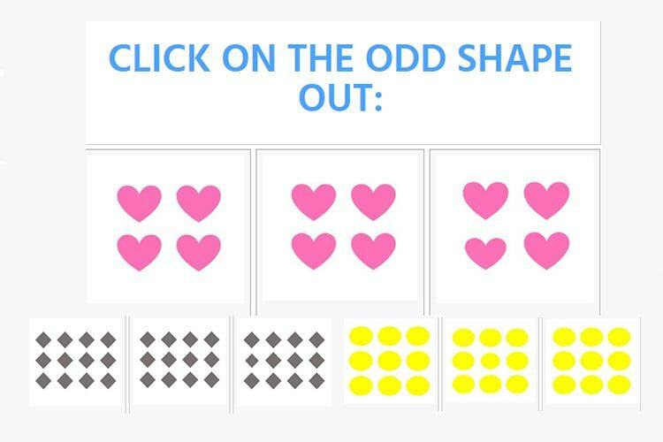 How good is YOUR eye-sight? Only challengers with perfect vision can spot the odd shape out in less than five seconds