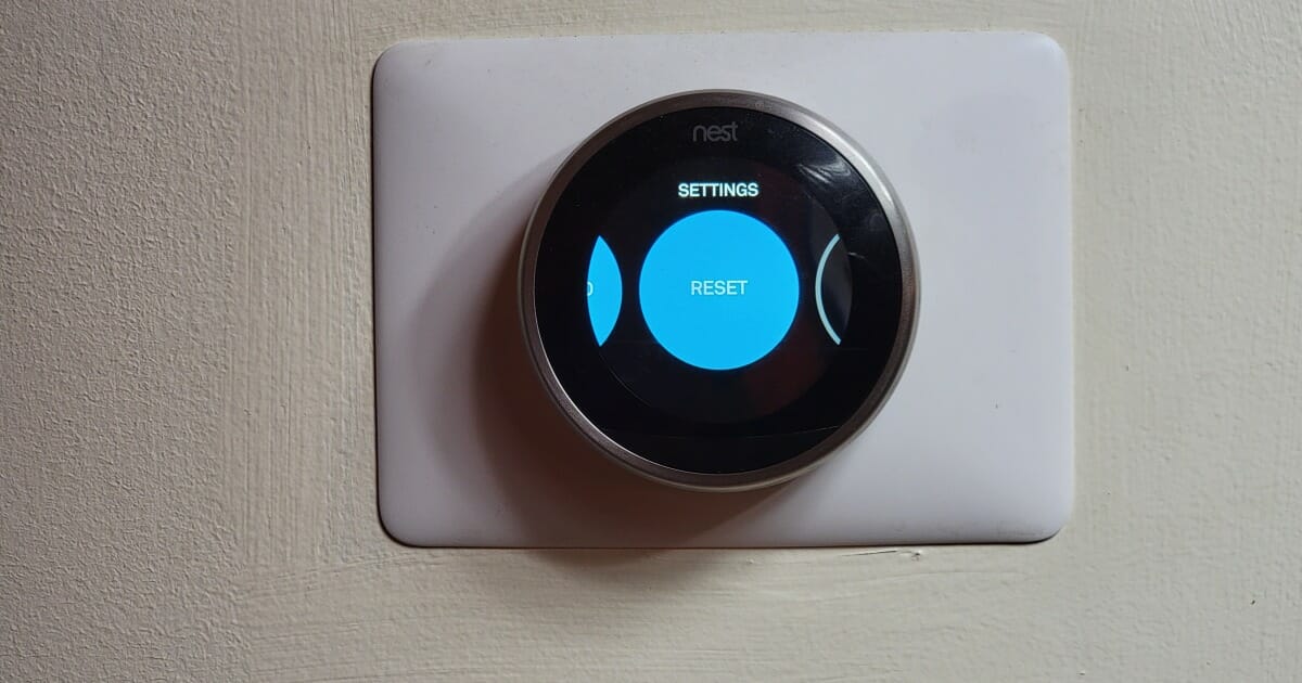 How to factory reset a Nest smart thermostat