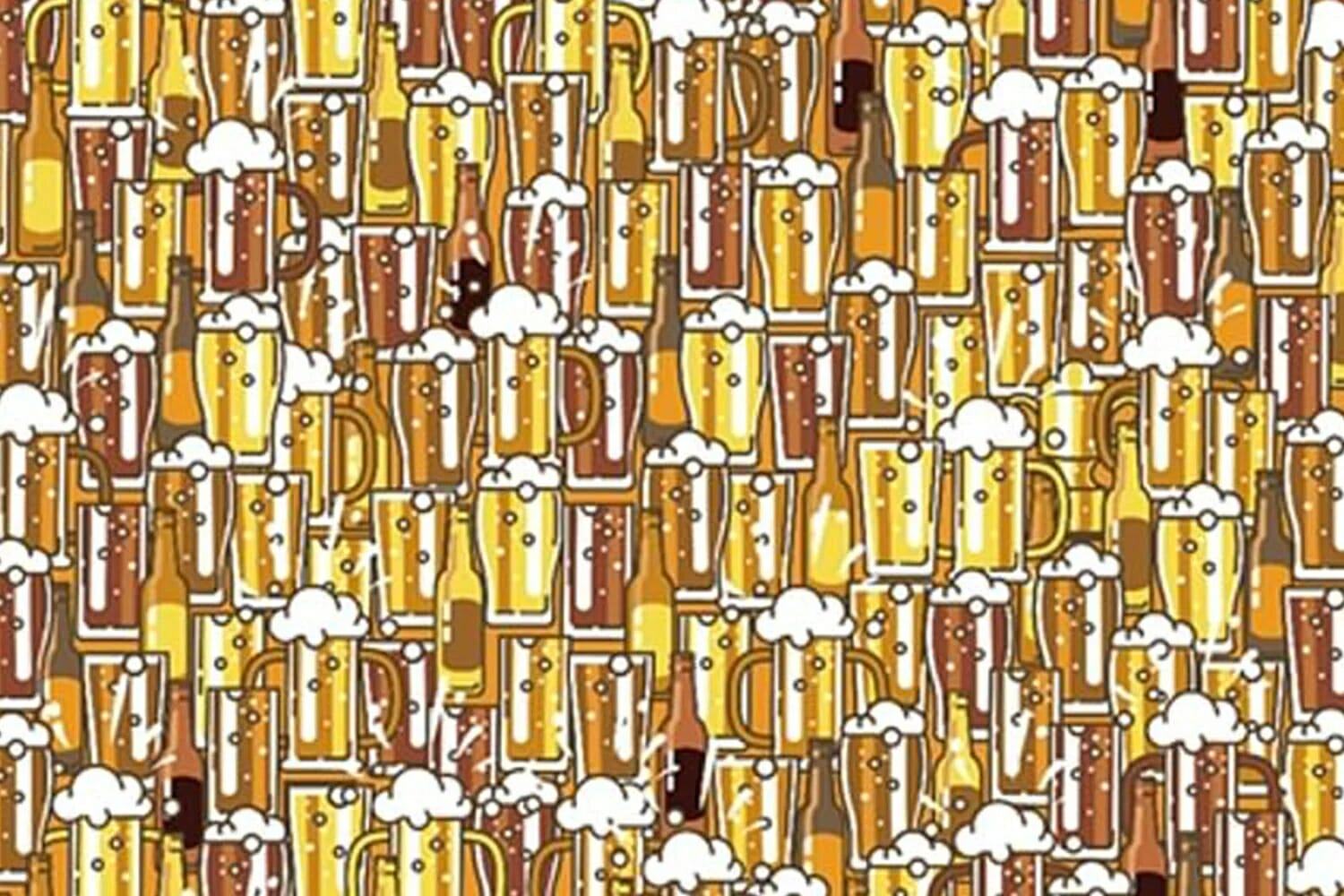 If you spot the trophy hidden among beer in under 30 seconds you’re the record holder - and there’s a clue to help