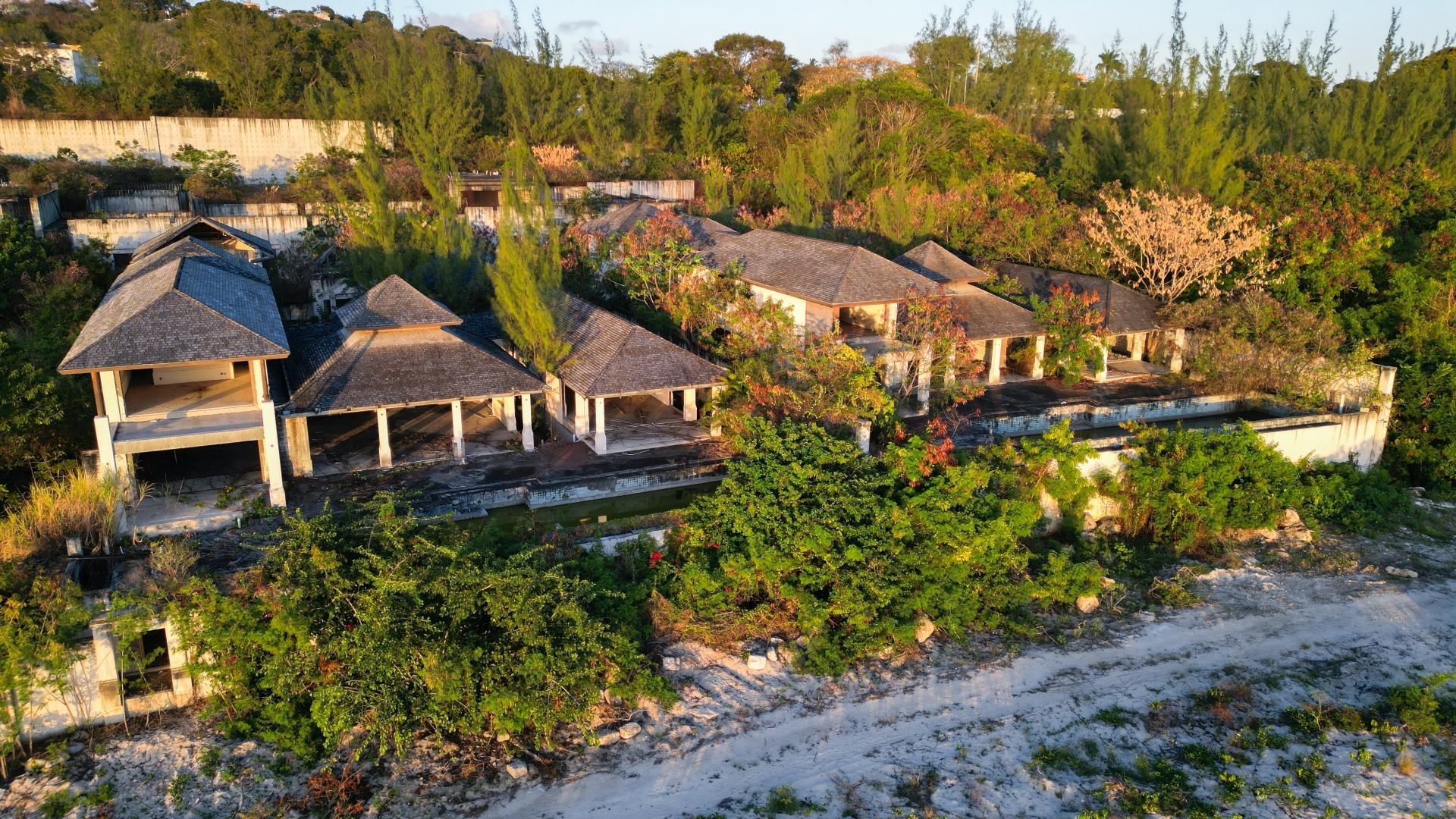 Inside abandoned ruins of failed luxury Barbados resort with crumbling villas bought by celebs including Simon Cowell