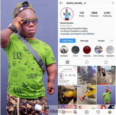 Instagram Verifies Ghanaian Diminutive Personality, Shatta Bandle (Pic)