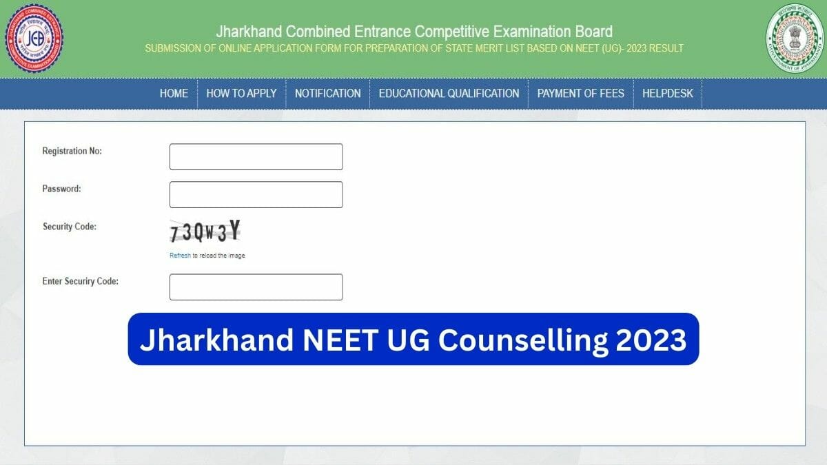 Jharkhand NEET UG Counselling 2023