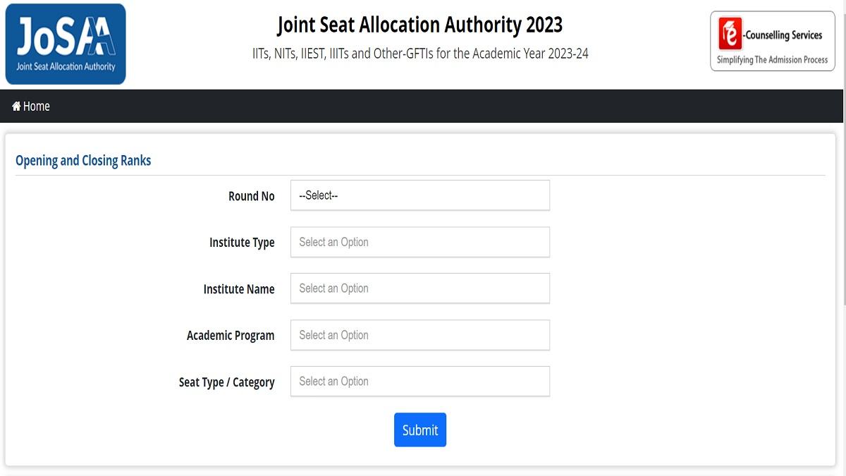 IIT JoSAA 5th Round cutoff Out, Get PDF Download Link