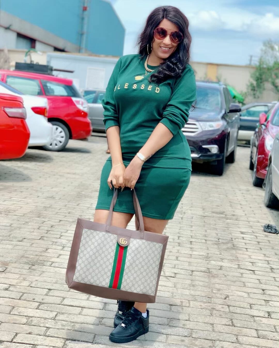 Juliet Ibrahim Sets Tongues Wagging As She Rocks Gucci In New Photo