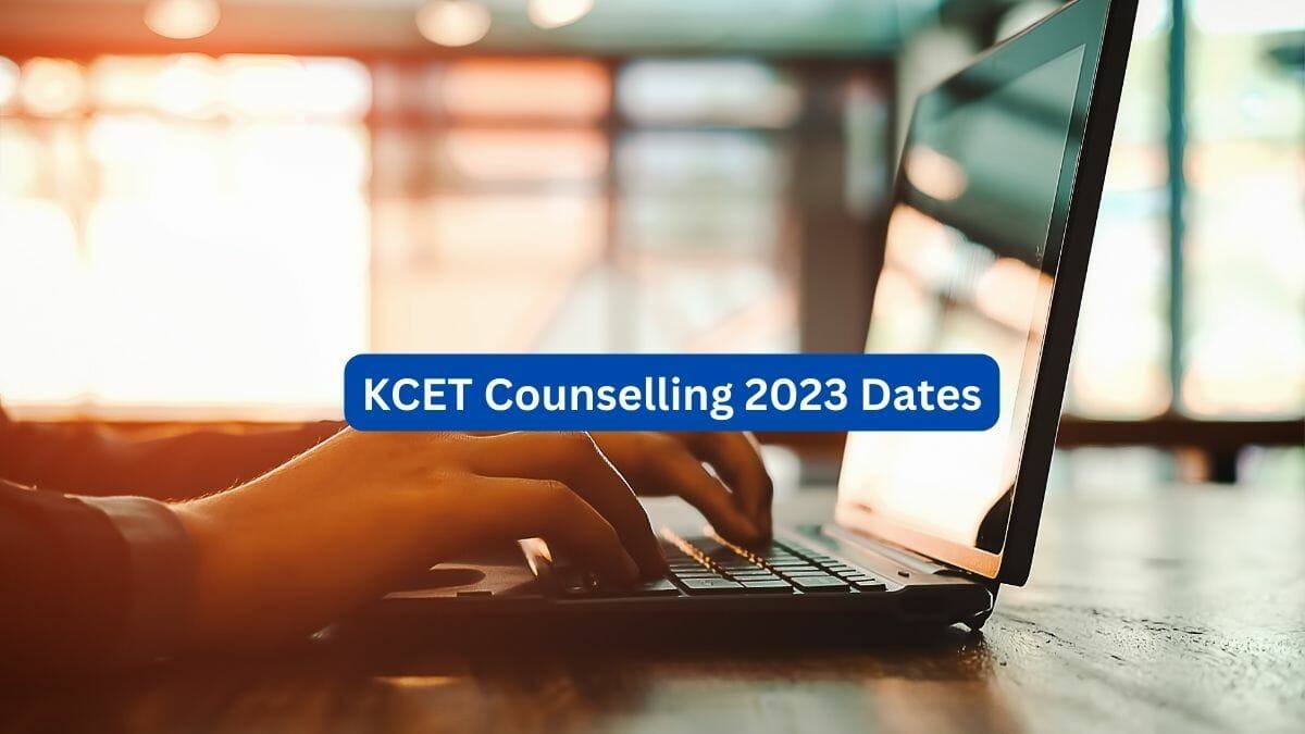 KCET Counselling 2023 Schedule