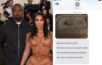 Kanye West And Kim Kardashian Name Their Fourth Child Psalm West