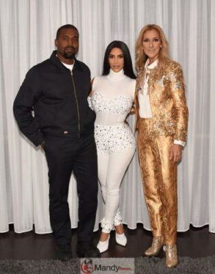 kanye west surprises kim kardashian with date night to celine dion concert after psalm s birth