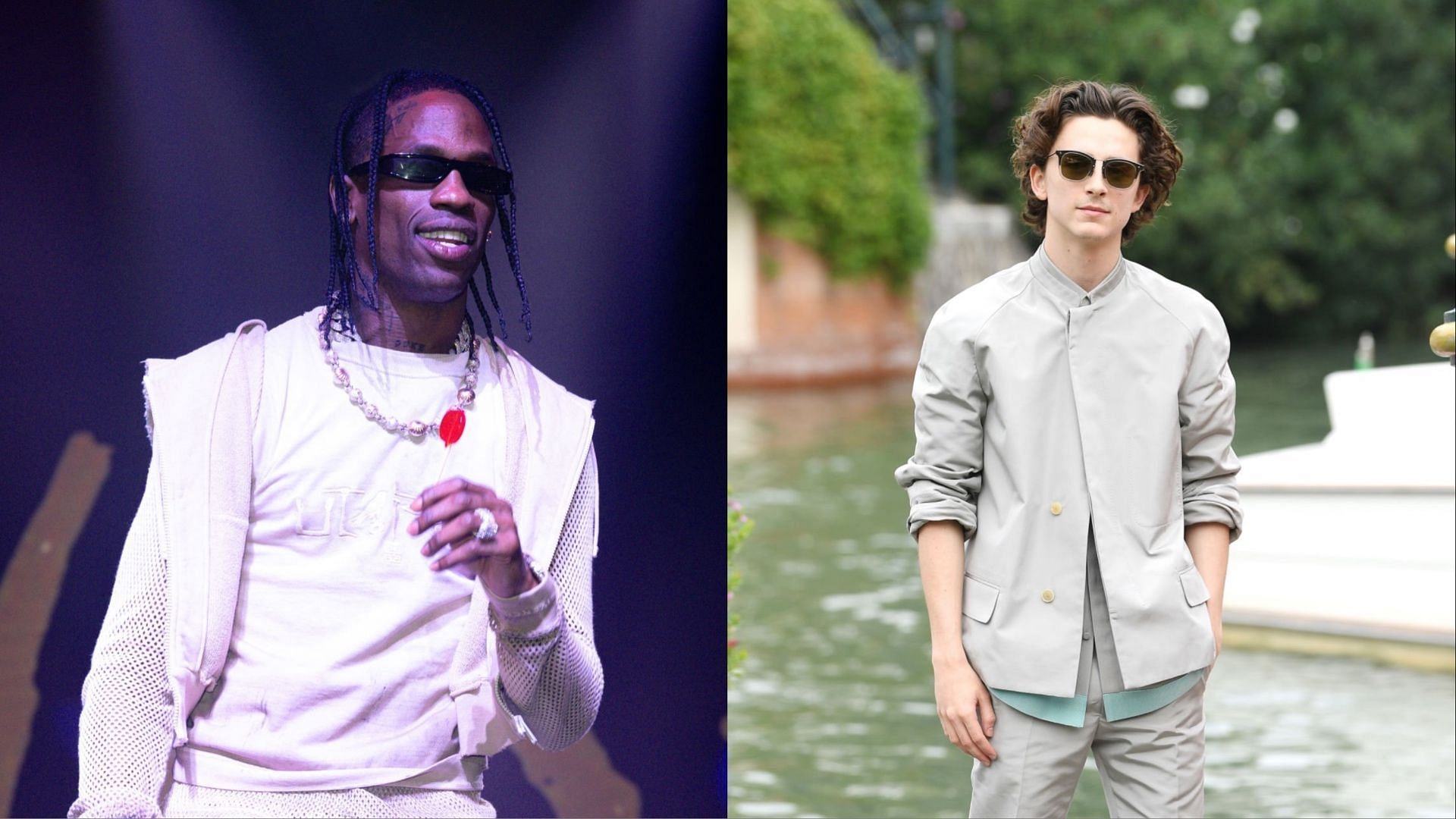 Travis Scott calls out Timoth&eacute;e Chalamet in