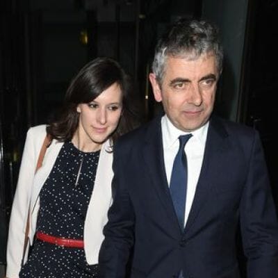 Louise Ford And Rowan Atkinson