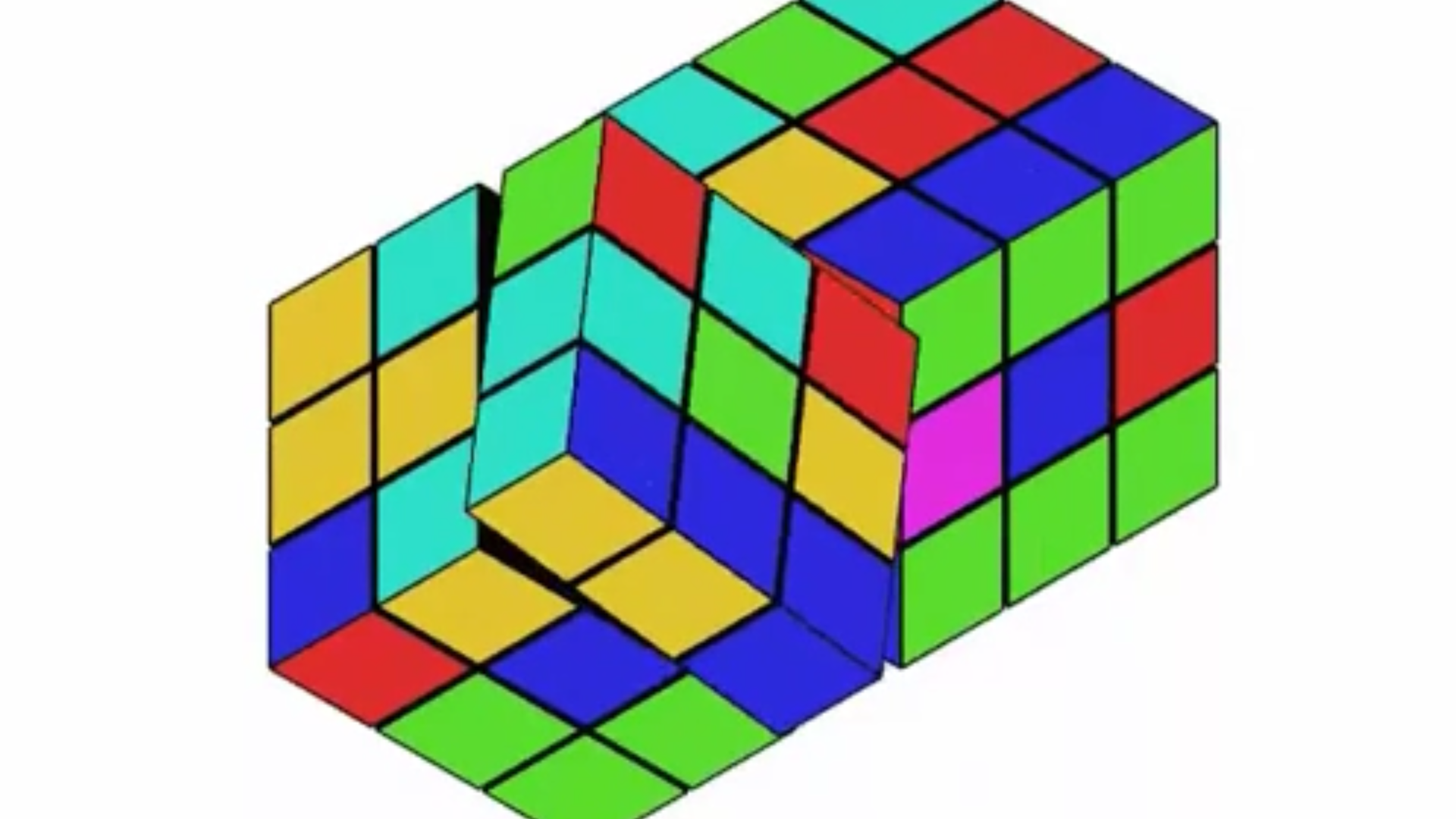 Mind-bending Rubik’s Cube optical illusion is SO confusing it’s causing ‘brain pain’ for fans