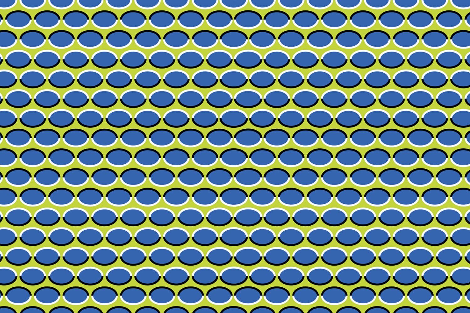 Mind-bending optical illusion may make you see a ripple moving through the picture of seamless circles