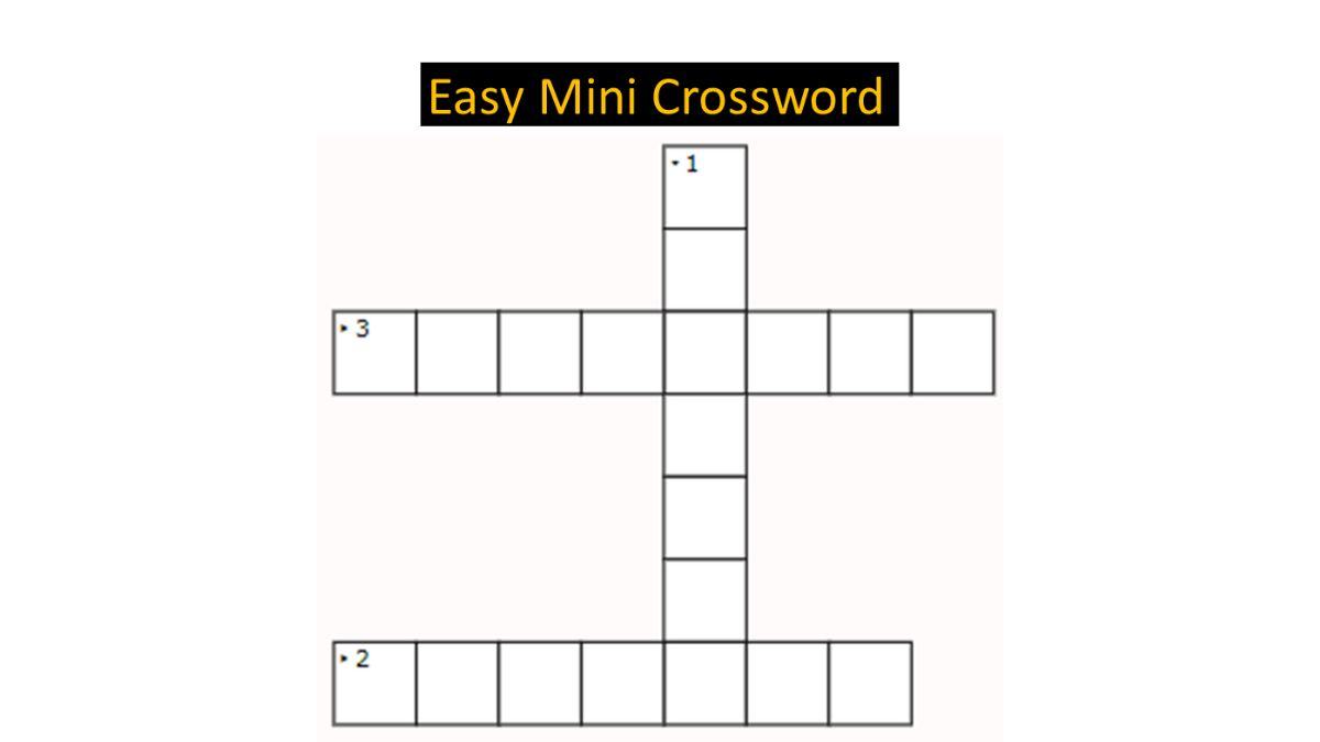 Jagran Josh Mini Crossword