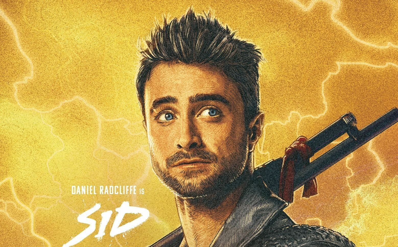 Miracle Workers: End Times stars Daniel Radcliffe (Image via. TBS)