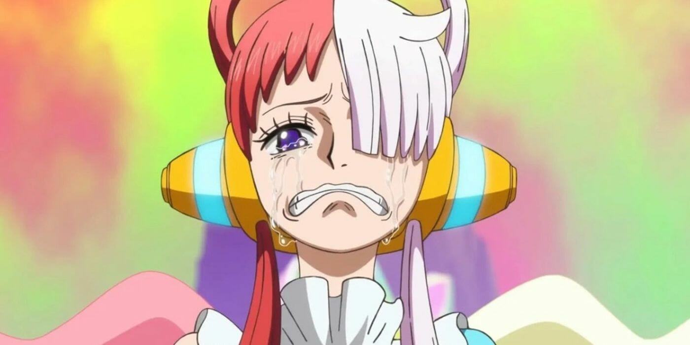 Uta crying in One Piece Film: Red.