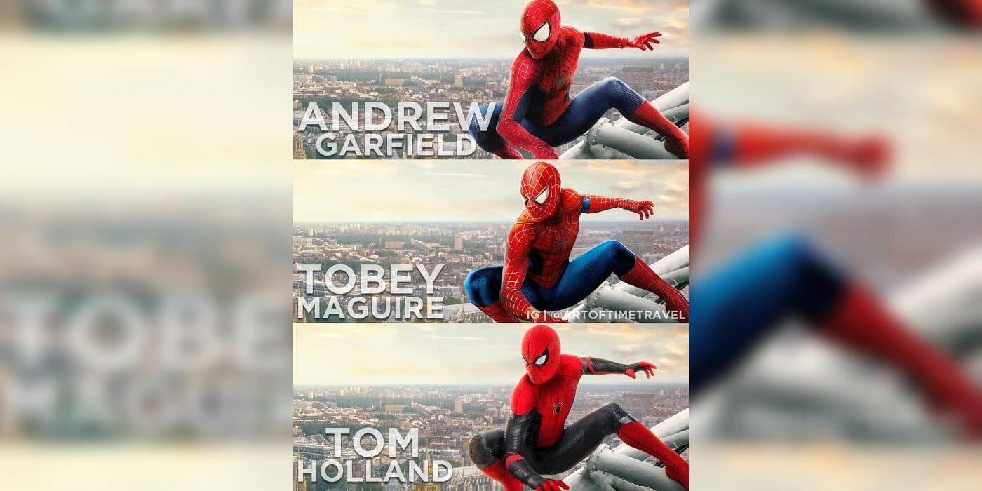 Other Spider-Man Actors Take On Tom Holland’s Far From Home Pose