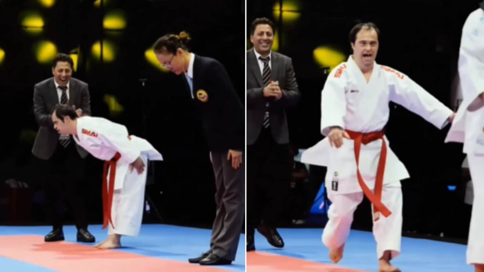 Para-Karate champion’s gesture towards opponent wins hearts