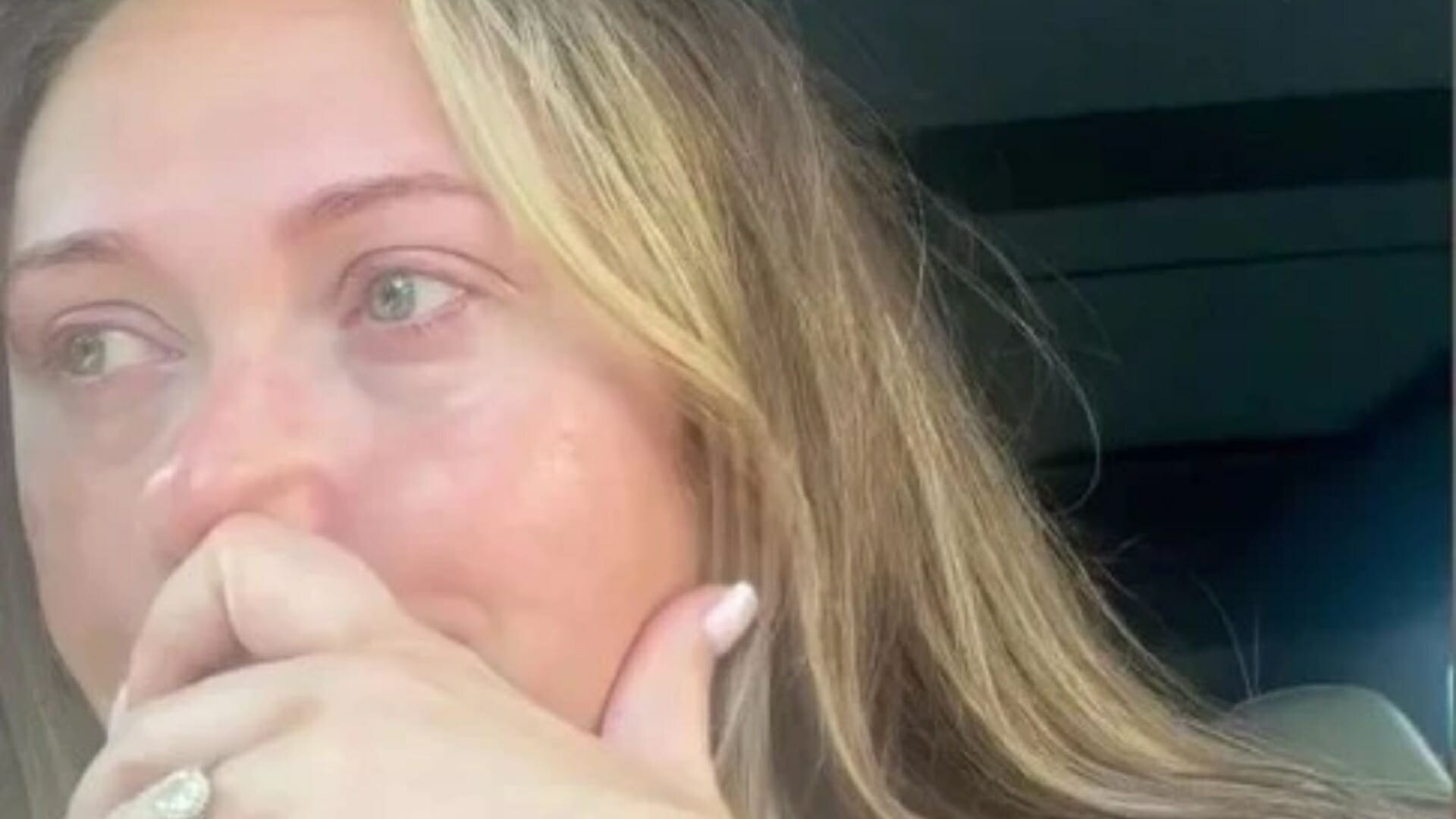 Pregnant Charlotte Dawson breaks down in tears and sobs after social services are called on her