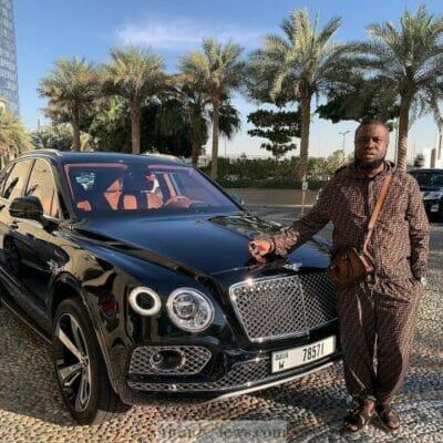 Ray Hushpuppi Buys Himself New Bentley Bentayga For Valentines (photos)