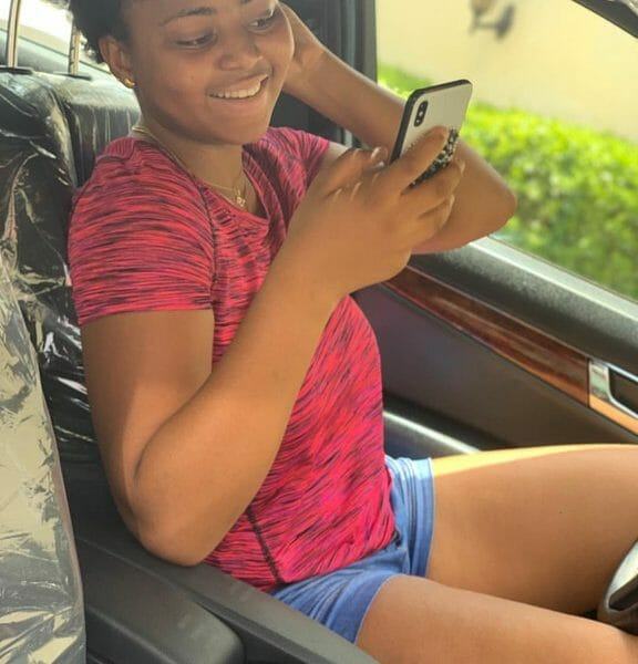 Regina Daniels Acquires Brand New 4Matic Mercedes Benz (Photos)